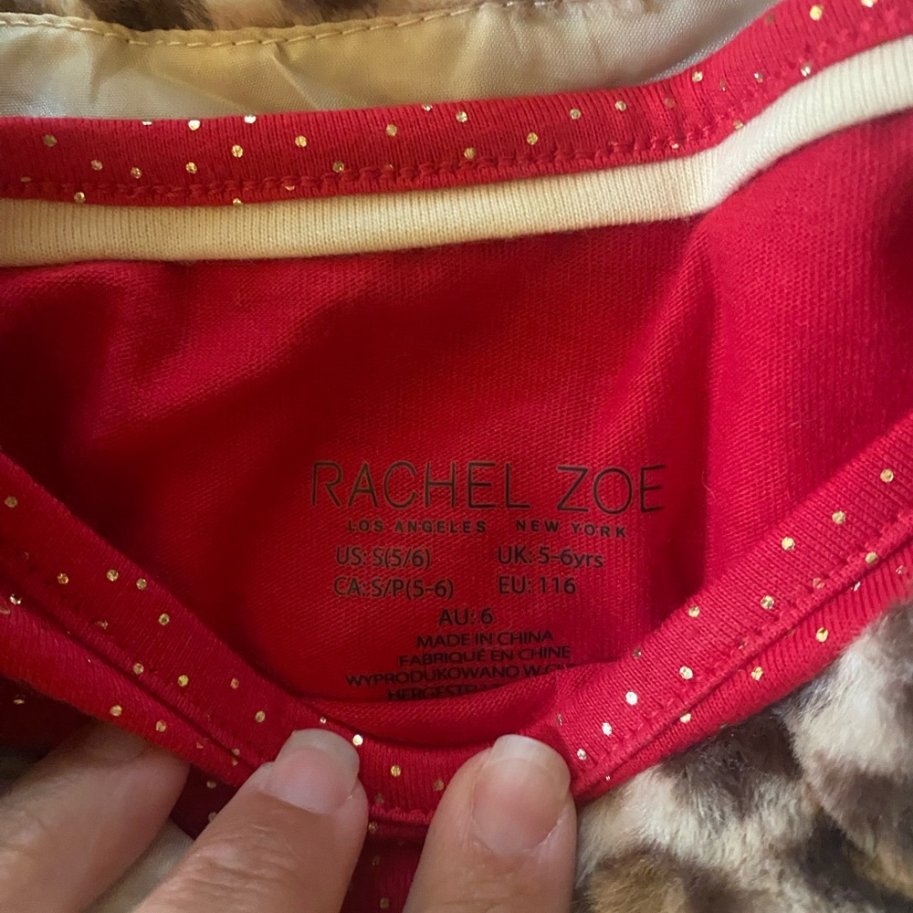 Rachel zoe set , great for Xmas! Size 5/6
